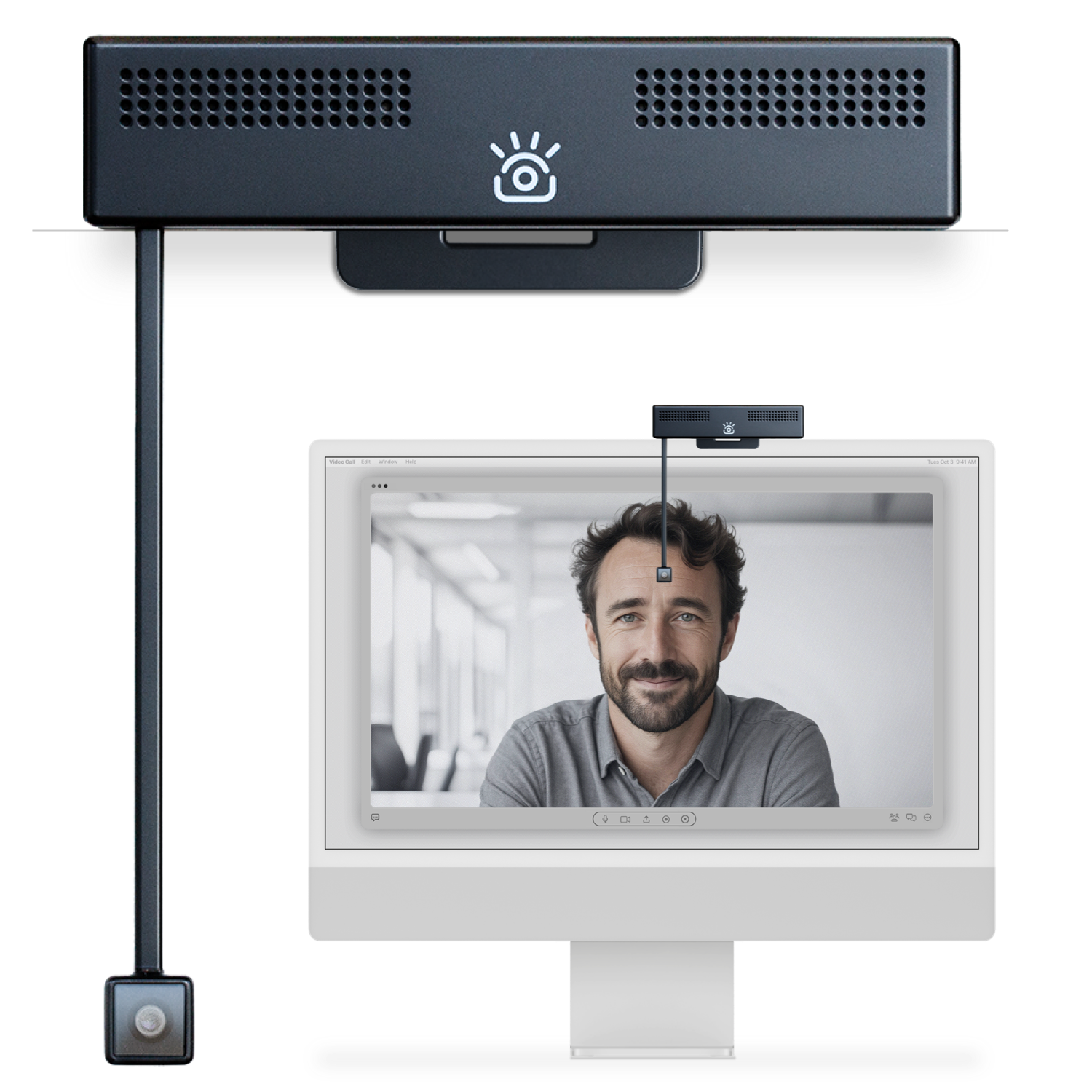 iContact Camera Pro 4K Webcam ウェブカメラ 高画質 iContact Camera Pro eye contact webcam for desptops
