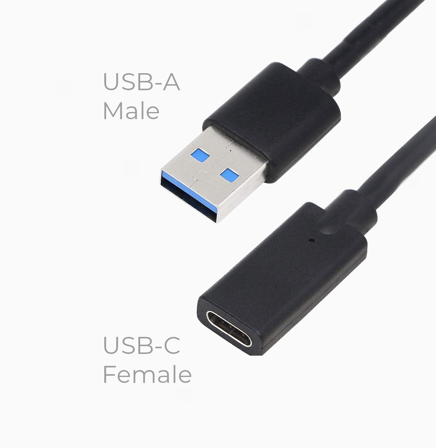 USB-C-auf-A-Verlängerungskabel. 100 cm