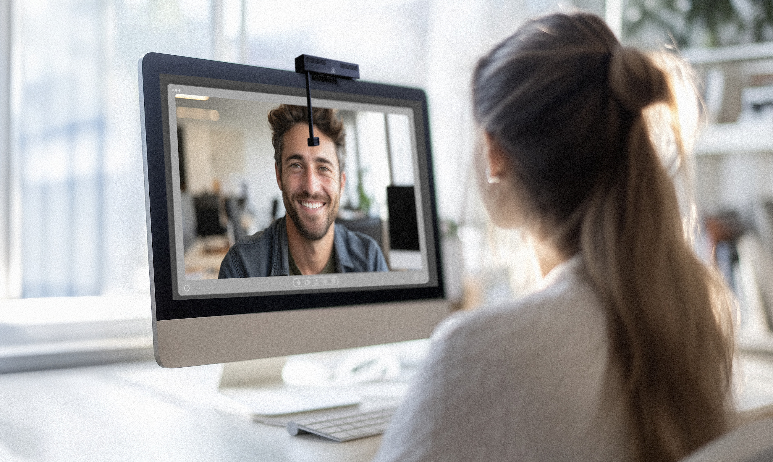 How to align the presenter, presentation, and camera for natural video call engagement